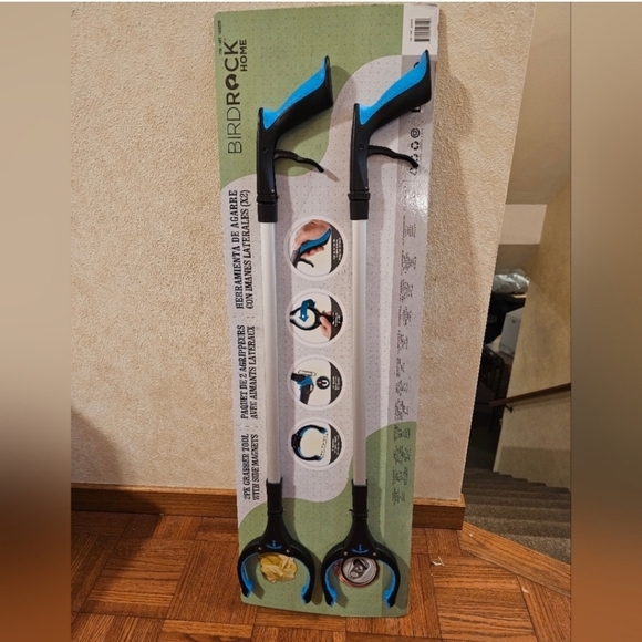 Other - White and Blue Garden Pruning Shears with Curved Handles